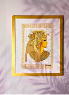 ماركة غير محددة برواز ورق بردي مضئ كليوبترا مقاس 42*35  - Image 1