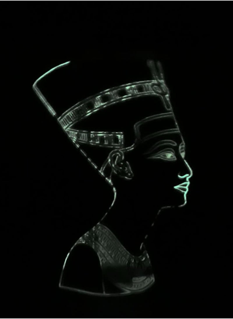 Generic Cleopatra illuminated papyrus frame, size 42*35  - Image 2