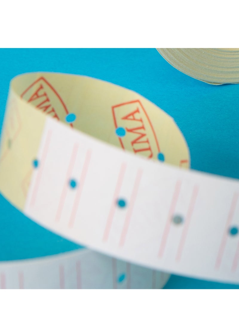 بريما ملصقات تسعير رول إيطالي 21x12 ملم - عبوة 20 لفة، سطر واحد أبيض، لاصق عالي التحمل للتثبيت السريع، سهلة التمزق ومتوافقة مع أدوات التسعير المختلفة للاستخدام التجاري - Image 5