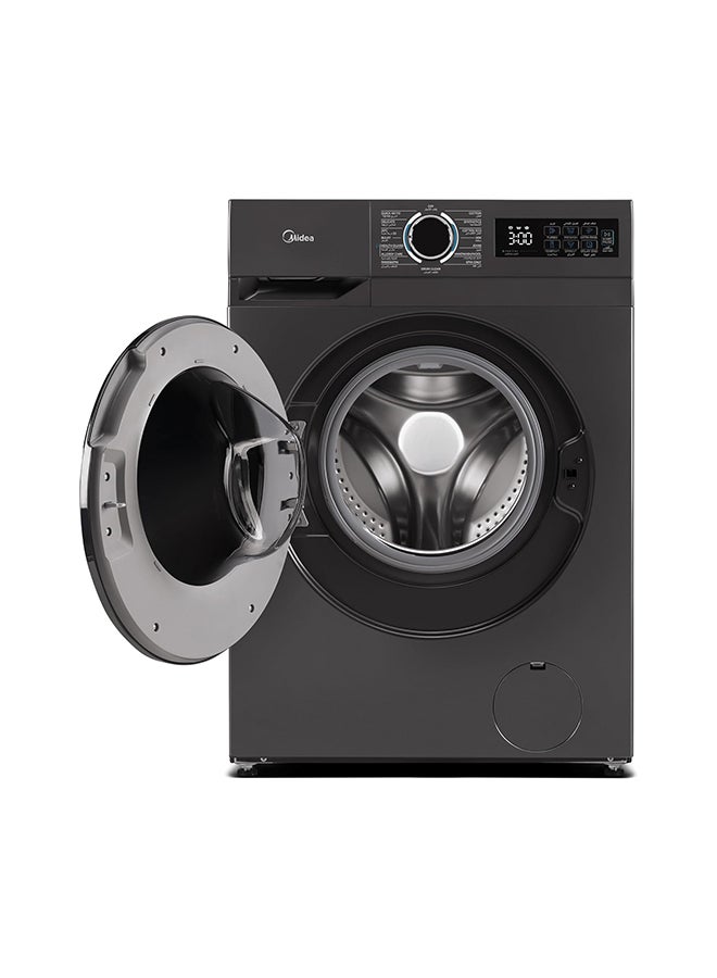 Midea 7Kg Front Load Washing Machine,1200 RPM, Power Mix with Drum Clean, 15 Programs, BLDC Inverter Motor, Titanium 7 kg MF110W70B/T-GCC Titanium - Image 2