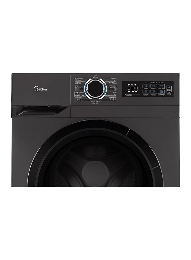 Midea 7Kg Front Load Washing Machine,1200 RPM, Power Mix with Drum Clean, 15 Programs, BLDC Inverter Motor, Titanium 7 kg MF110W70B/T-GCC Titanium - Image 3