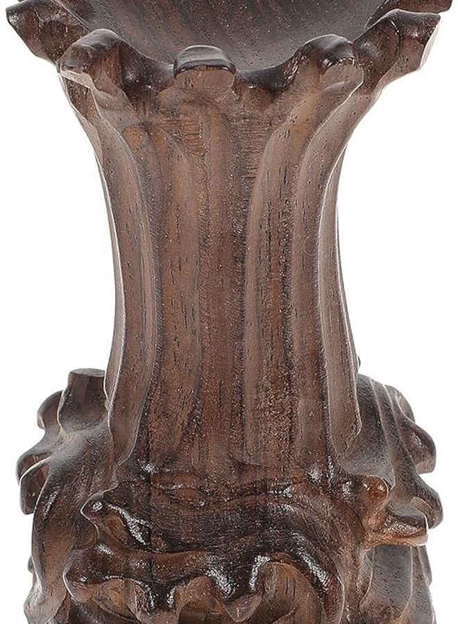 قاعدة كريستال خشبية حامل كرة بلورية منصة عرض زخرفية لتزيين مكتب المنزل والمكتب - Image 1