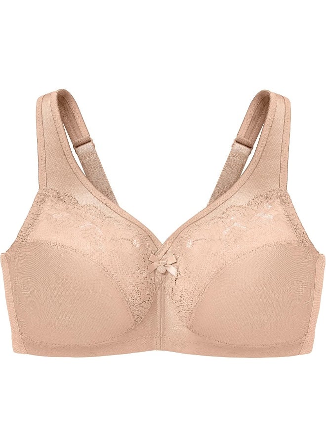 Glamorise Glamorise womens MagicLift Minimizer Bra Wirefree #1003 Full Coverage Bra (pack of 1)  - Image 3