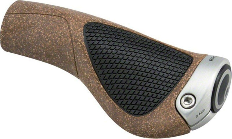 Ergon GP1-S BioKork Grips: Small, Black/Tan - Image 2
