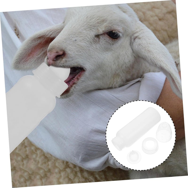 4pcs Small Animal Feeding Bottles Portable Nursing Bottles for Goats and Dispensers for Farm Use Easy to Clean - Image 3