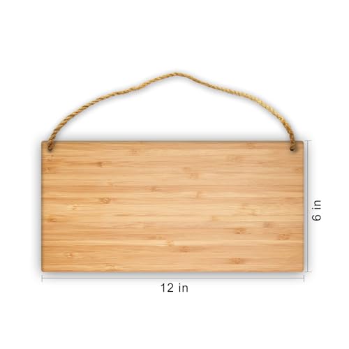 DYAGSIO Customized Wood Signs Design Your Own Wooden Sign Custom with Name Photo Logo for Weeding Home Farmhouse Wall Decor, Blank Wooden Board, 12"x6" - Image 2