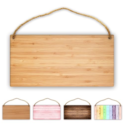 DYAGSIO Customized Wood Signs Design Your Own Wooden Sign Custom with Name Photo Logo for Weeding Home Farmhouse Wall Decor, Blank Wooden Board, 12"x6" - Image 1