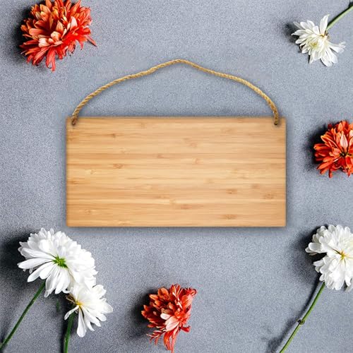 DYAGSIO Customized Wood Signs Design Your Own Wooden Sign Custom with Name Photo Logo for Weeding Home Farmhouse Wall Decor, Blank Wooden Board, 12"x6" - Image 3