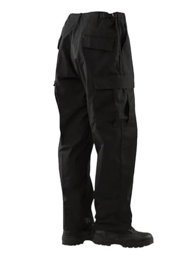 Tru-Spec Classic BDU Tactical Pants for Men - GSA/TAA Compliant BDU Pants with Cargo Pockets, Reinforced Seat and Knees, Black - 3X-Large - Image 2