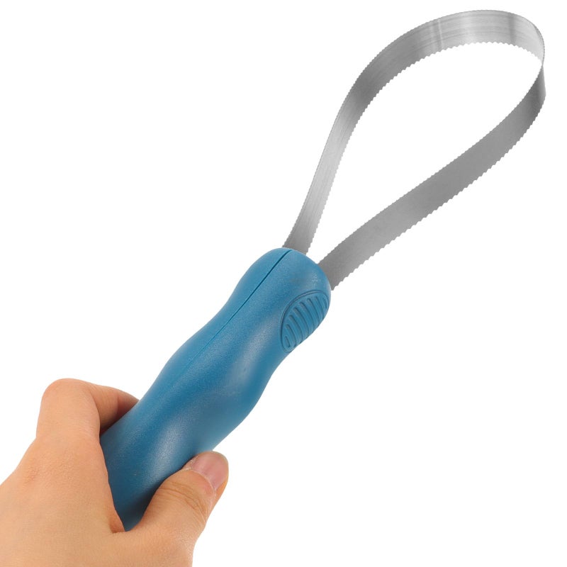 Stainless Steel Shedding Brush Grooming Tool Serrated Hair Removal Scraper for Horses Cows - Image 5