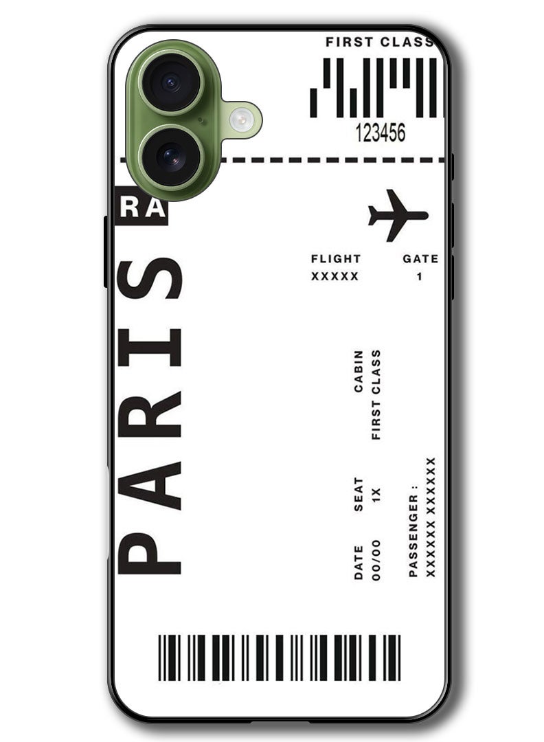 Theodor Case Compatible with Apple iPhone 17 6.3 Inch Protection Shockproof Bumper Cover Paris Pass - Image 1