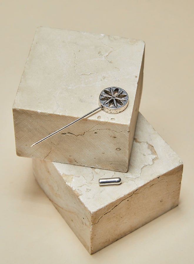 Tie Shop - Pin With Cover - silver For Women