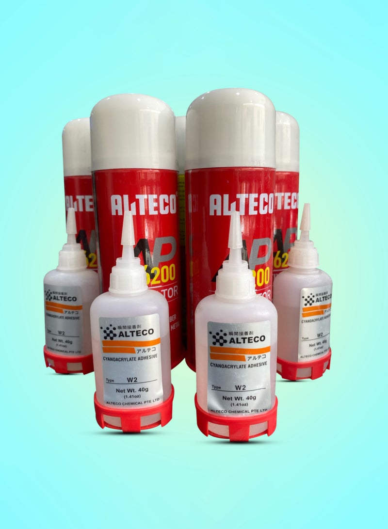 Alteco Super Glue 40g And spray 200ml  - Image 1