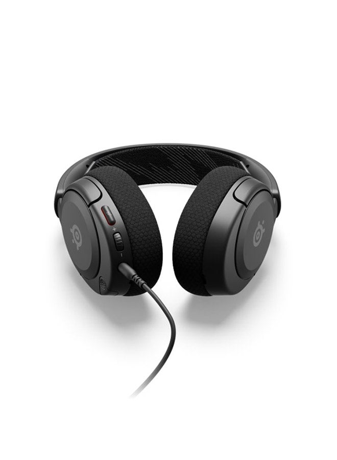 steelseries Steel Series Arctis Nova 1 Multi-System Gaming Headset, Hi-Fi Drivers, 360° Spatial Audio, AirWeave Memory Foam Ear Cushions, Ultra Lightweight, PC, PS5, PS4, Xbox, Black | 61606 - Image 3