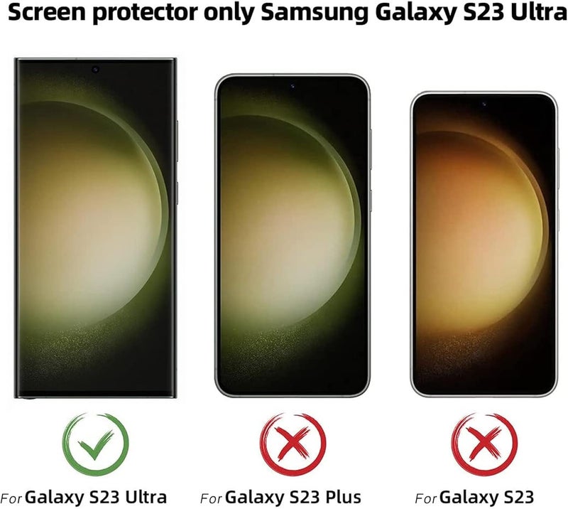 UltiUnison غطاء هاتف سيليكون لـ Samsung Galaxy S23 Ultra، غطاء هاتف ناعم ورقيق من السيليكون مع بطانة من الألياف الدقيقة، غطاء هاتف مقاوم للصدمات لـ Samsung Galaxy S23 Ultra (أزرق) - Image 2