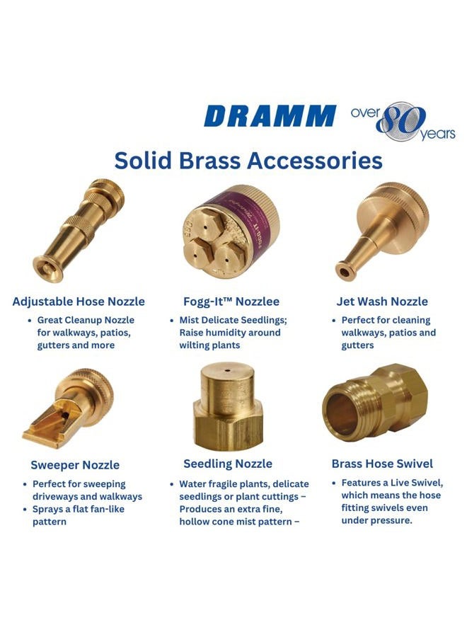 Dramm 60-12344 12344 1 GPM Fog-It Nozzle Fine Heavy Duty Brass - Image 4