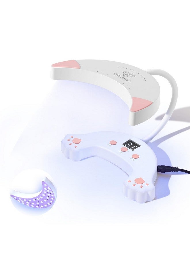 Modelones UV LED Nail Lamp, Gooseneck UV Lamp for Gel x Nails, 48 W Nail Light for Gel Nail Polish with 3 Timers and LCD Display, UV Light for Gel Nails, LED Nail Lamp for Fast Curing - Image 1