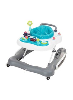5In1 Baby Walker, Push Toy, Swing 360° Seat And Play Area, Non-Slip Grips, Padded Seats, 3 Level Height Adjustable, Includes Interactive Toys And Activities, Easy To Fold, Store And Transport