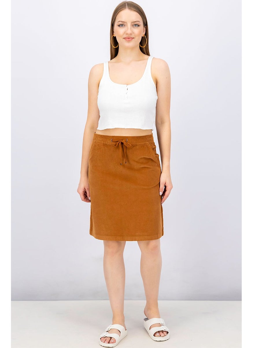 Women Textured Cord Mini Skirt, Brown - pzsku/Z5C48AD7F63F5634ABDB3Z/45/_/1729779044/c85b2c7e-f6e3-4a4f-b594-5c9fcbdf089f