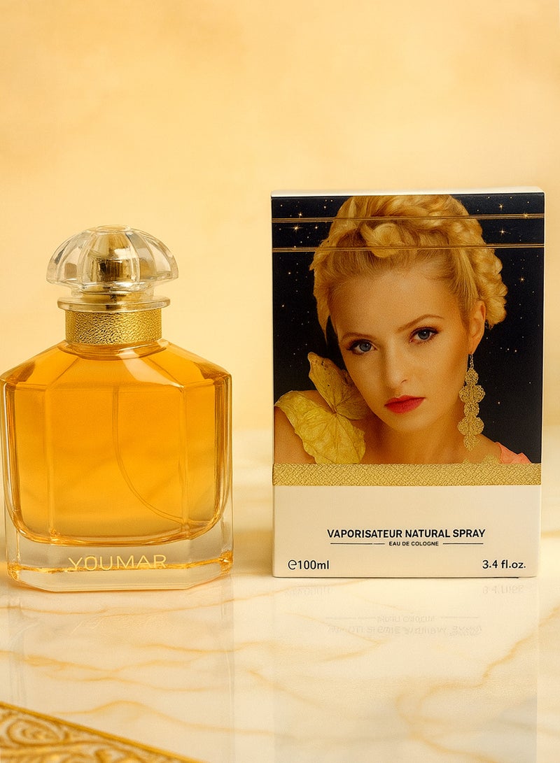 يومار عطر فاخر للنساء من مجموعة يومار رقم 1002 | عطر نسائي يدوم طويلًا برائحة حلوة وفواحة وناعمة برائحة اللافندر والتوابل | أفضل عطر نسائي - Image 1