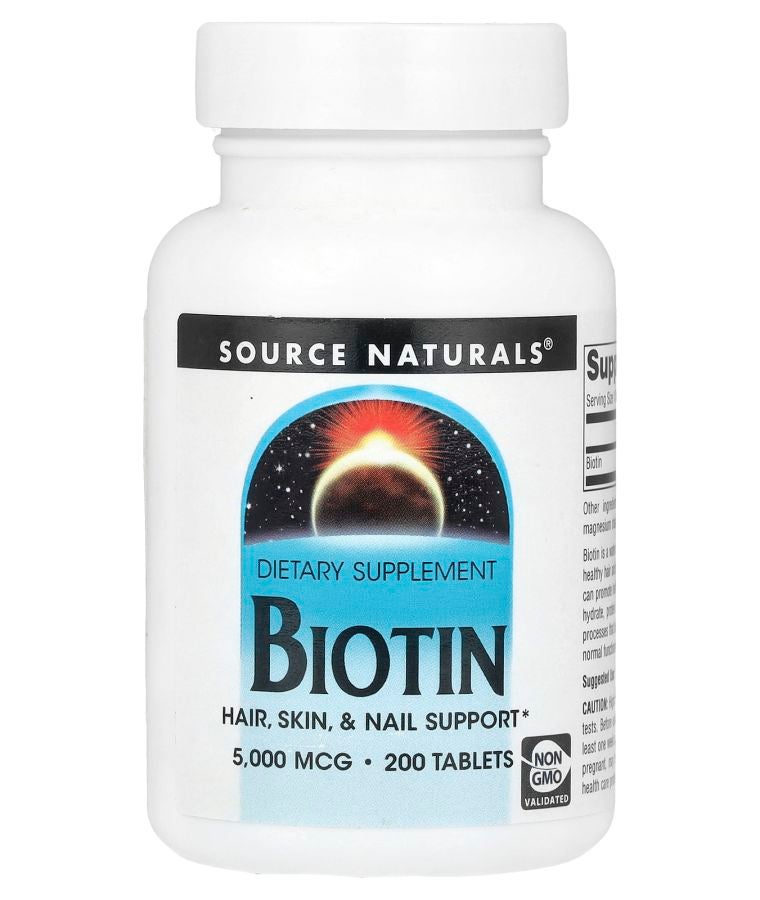 Biotin 5000 mcg  200 Tablets