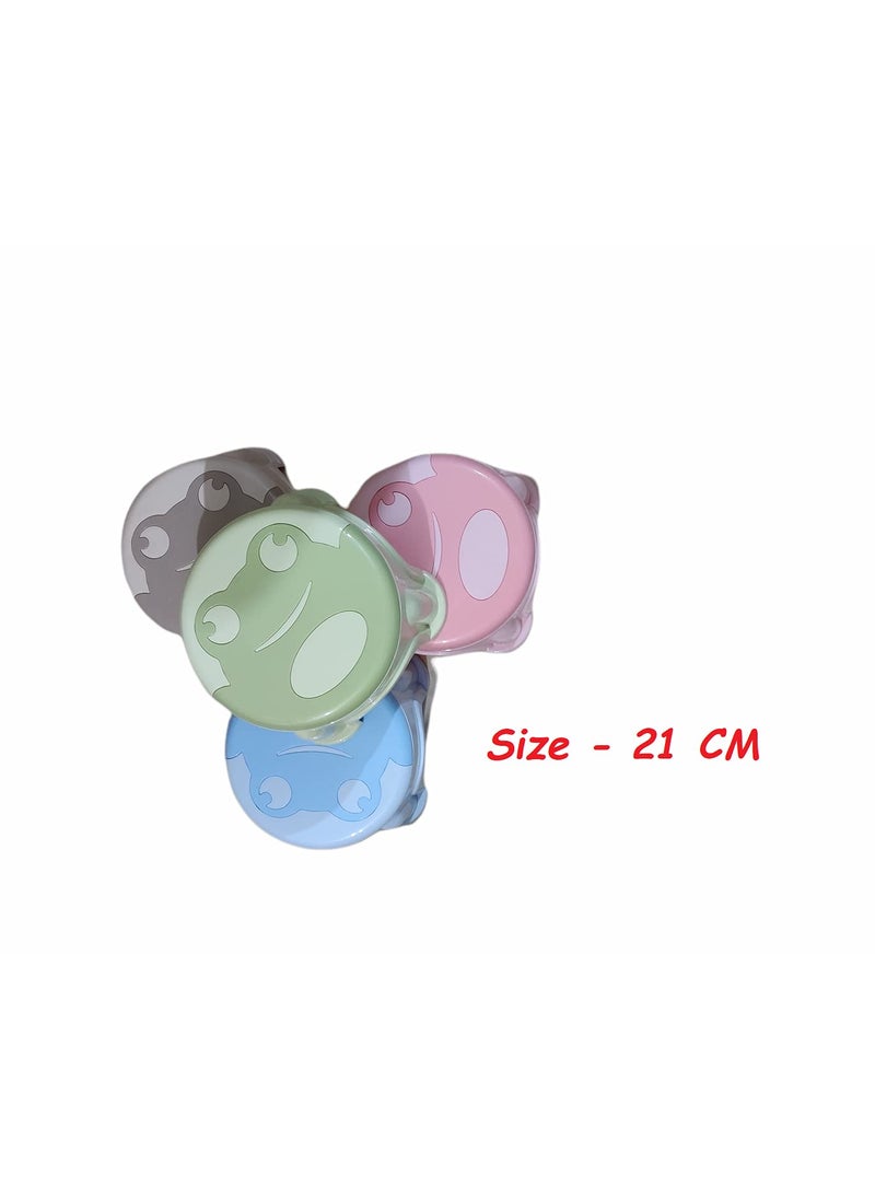 FunBlast FunBlast Sitting Stool - Strong Build Round Shaped Stool for Home, Bathroom & Kitchen (Pack of 4; Pcs 21 cm)  - Image 4