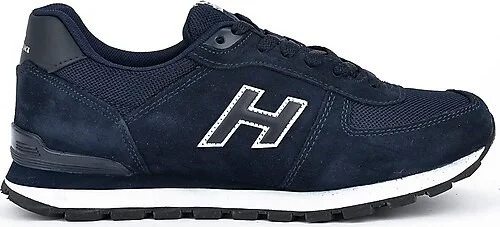 هامر جاك , Genuine Leather Men's Shoes 111303 10219250M Navy Blue
