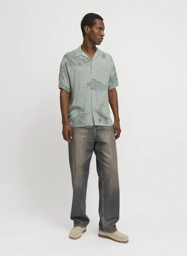 JACK & JONES Jjjeff Printed Regular Fit Shirt