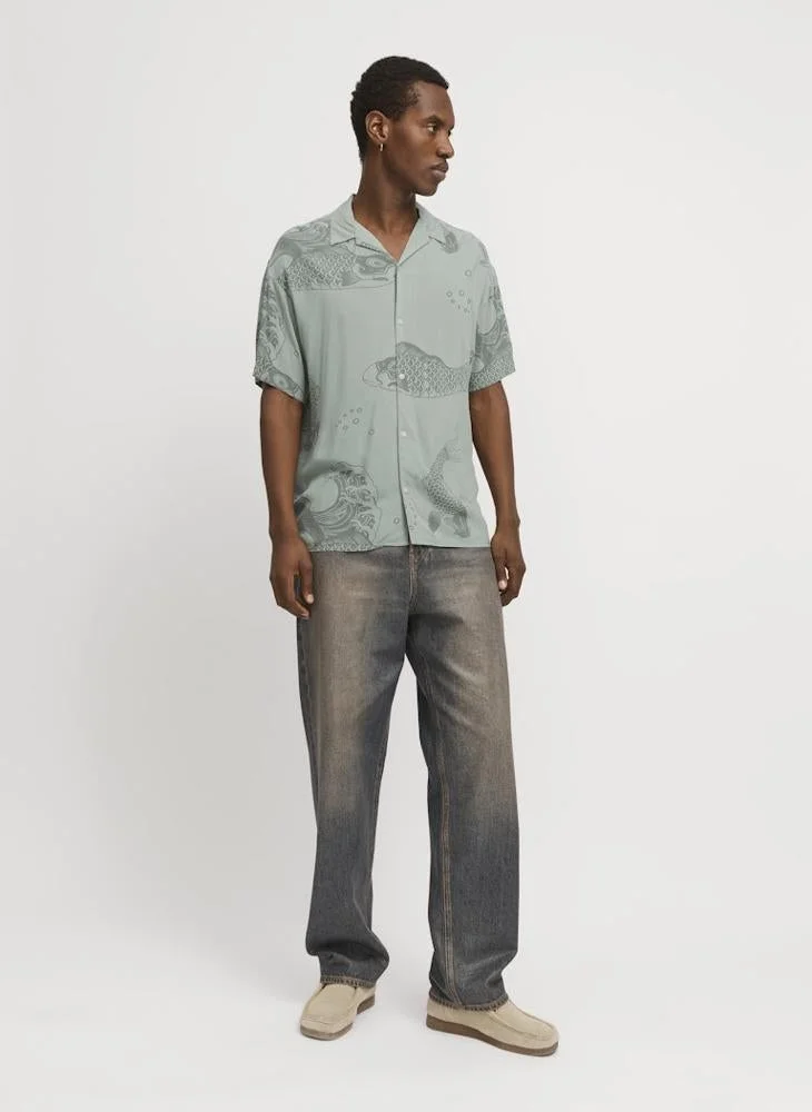JACK & JONES  Graphic Printed Regular Fit Shirt for Men | Best Price UAE