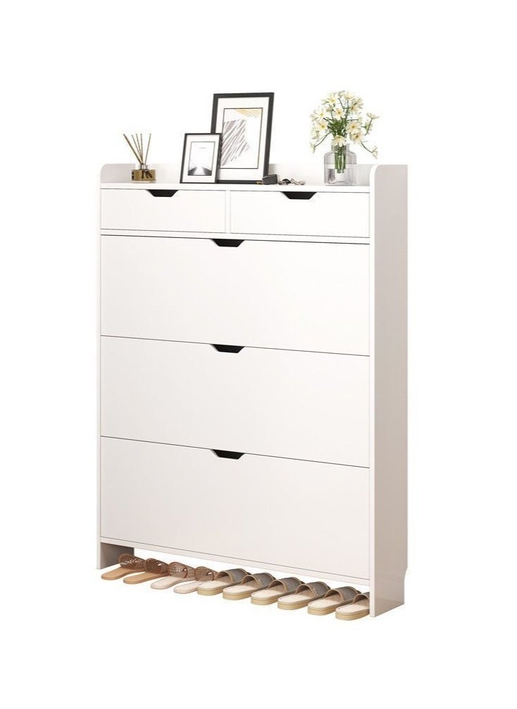 fashionhome - Flip-Flop Shoe Rack Ultra Thin Home Entryway Shoe Cabinet Small Shoes Storage Rack - Image 1