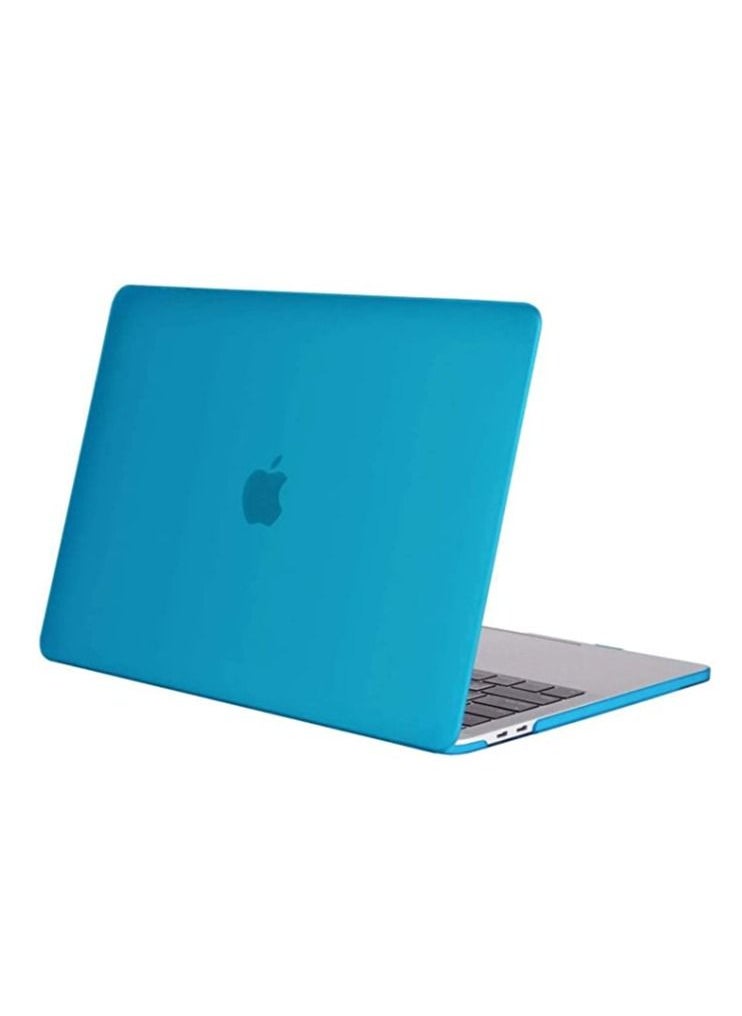 Generic - MacBook Pro 13.3 inch Case 2021 2020 M2 M1 A2338 A2251 A2289 A2159 A1989 A1708 A1706 Touch Bar Plastic Hard Shell Case Cover Light Blue - Image 1