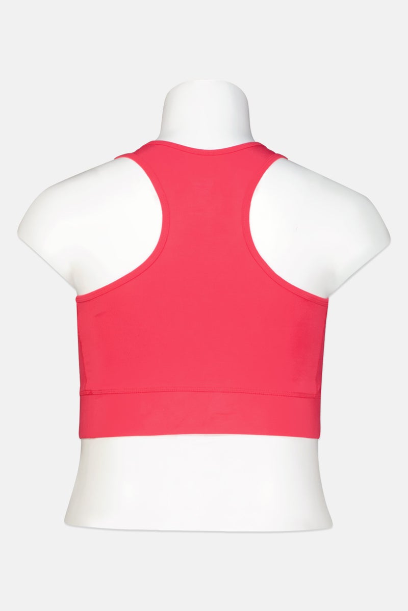 Reebok Women Plus Size Non Padded Training Sports Bra, Pink - Image 3