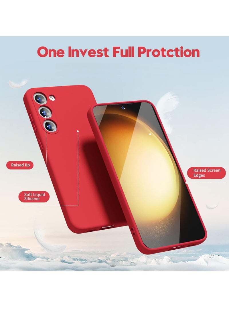 BORTONY Samsung Galaxy A55 Case Cover Flexible Soft Silicone Slim Fit Case for Galaxy A55 Anti Scratch with Inside Microfiber Lining Shockproof Protective Phone Case for Galaxy A55 Case 6.6 inch - Image 3