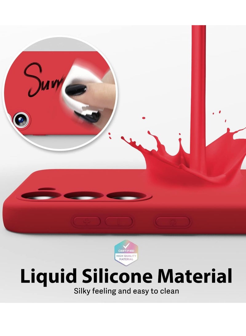 BORTONY Samsung Galaxy A55 Case Cover Flexible Soft Silicone Slim Fit Case for Galaxy A55 Anti Scratch with Inside Microfiber Lining Shockproof Protective Phone Case for Galaxy A55 Case 6.6 inch - Image 5