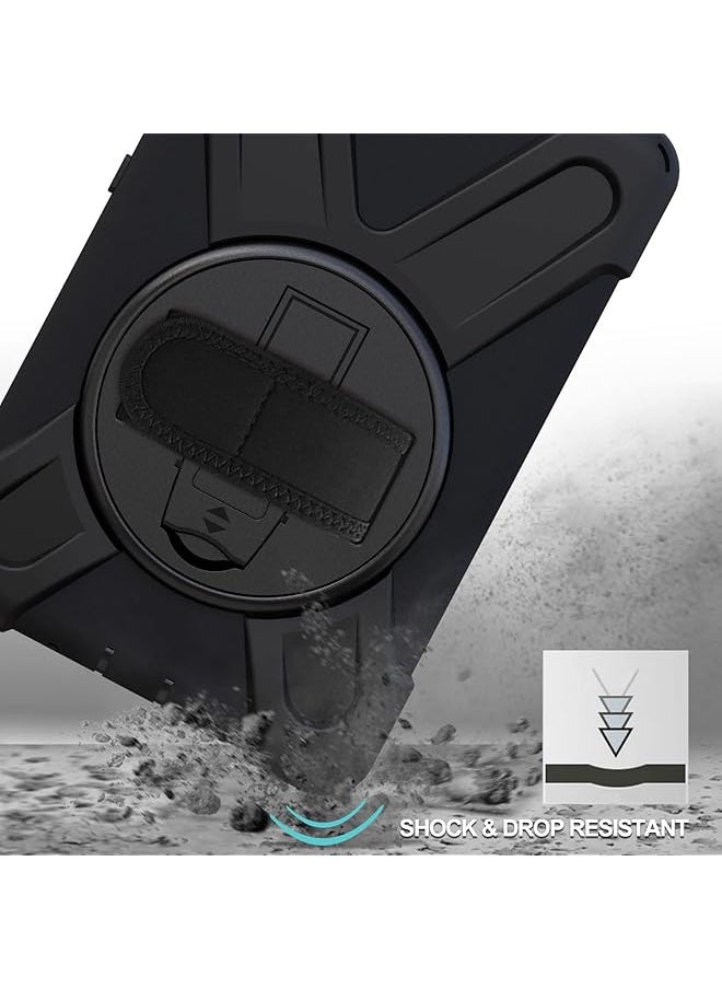 Procases - For Lenovo Tab M8 Gen 3 2022 M8 Hd Lte M8 Hd 2Nd Gen Rugged Heavy Duty Shockproof Rotating Kickstand Protective Cover For Lenovo Tab M8 Hd Gen 3 Hd Lte Hd M8 2Nd Gen -Black - Image 1
