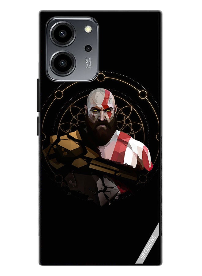 VR CREATIVE Protective Case Cover For Honor 80 SE God Of War, Kratos Design Multicolour - Image 1