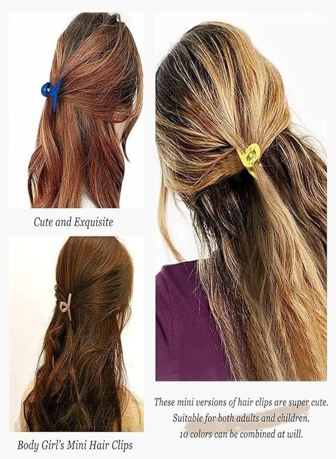 Plenteous مجموعة مشابك شعر نسائية متعددة الألوان ذات ملمس مطفي - مشابك قوية مانعة للانزلاق للشعر الكثيف والمتوسط، مجموعة مشابك شعر كبيرة، إكسسوارات شعر أنيقة (6 قطع، متعددة الألوان) - Image 4