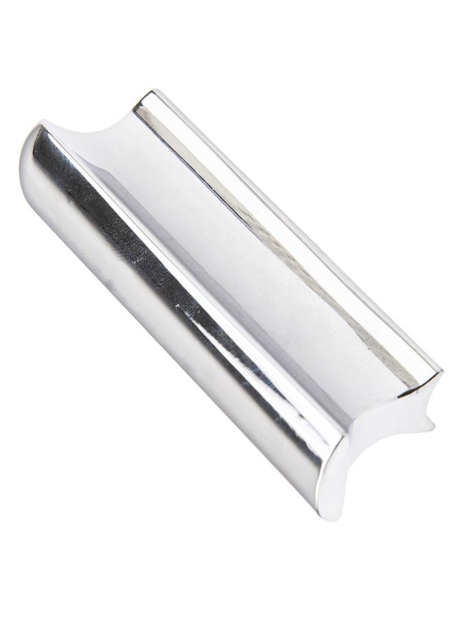 Yootones 1Pcs Stainless Steel Guitar Slide Tone Bar Compatible with Dobro, Lap Steel Guitar, Hawaiian Guitar, Electric Guitar Accessories(Silver) - Image 1