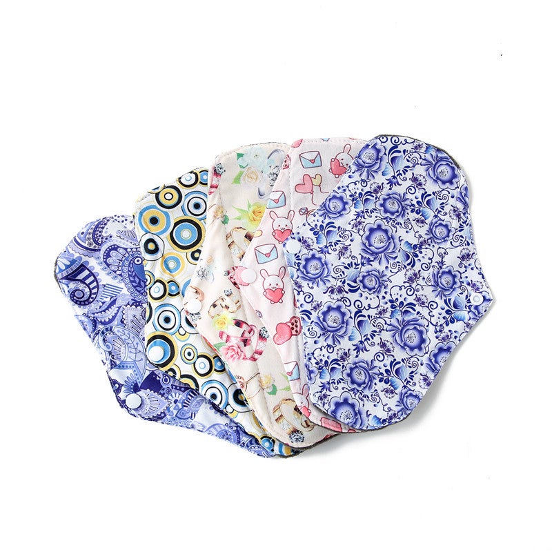 New 20 Explosions Washable Menstruation Towel Pad Bamboo Charcoal Sanitary Pad Physiological Menstruation Towel Sanitary Towel - Image 4