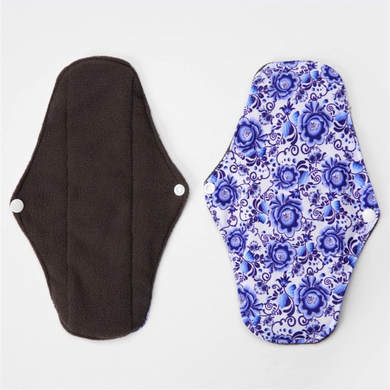 New 20 Explosions Washable Menstruation Towel Pad Bamboo Charcoal Sanitary Pad Physiological Menstruation Towel Sanitary Towel - Image 1