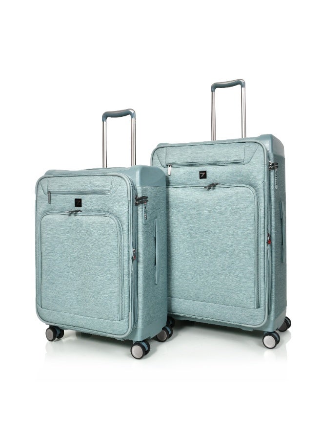 مورانو طقم حقائب سفر ماركة مورانو قماش 3 قطع  مقاس 28/24/20 بوصة - Image 3