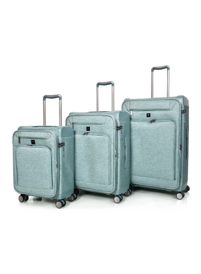 مورانو طقم حقائب سفر ماركة مورانو قماش 3 قطع  مقاس 28/24/20 بوصة - Image 2