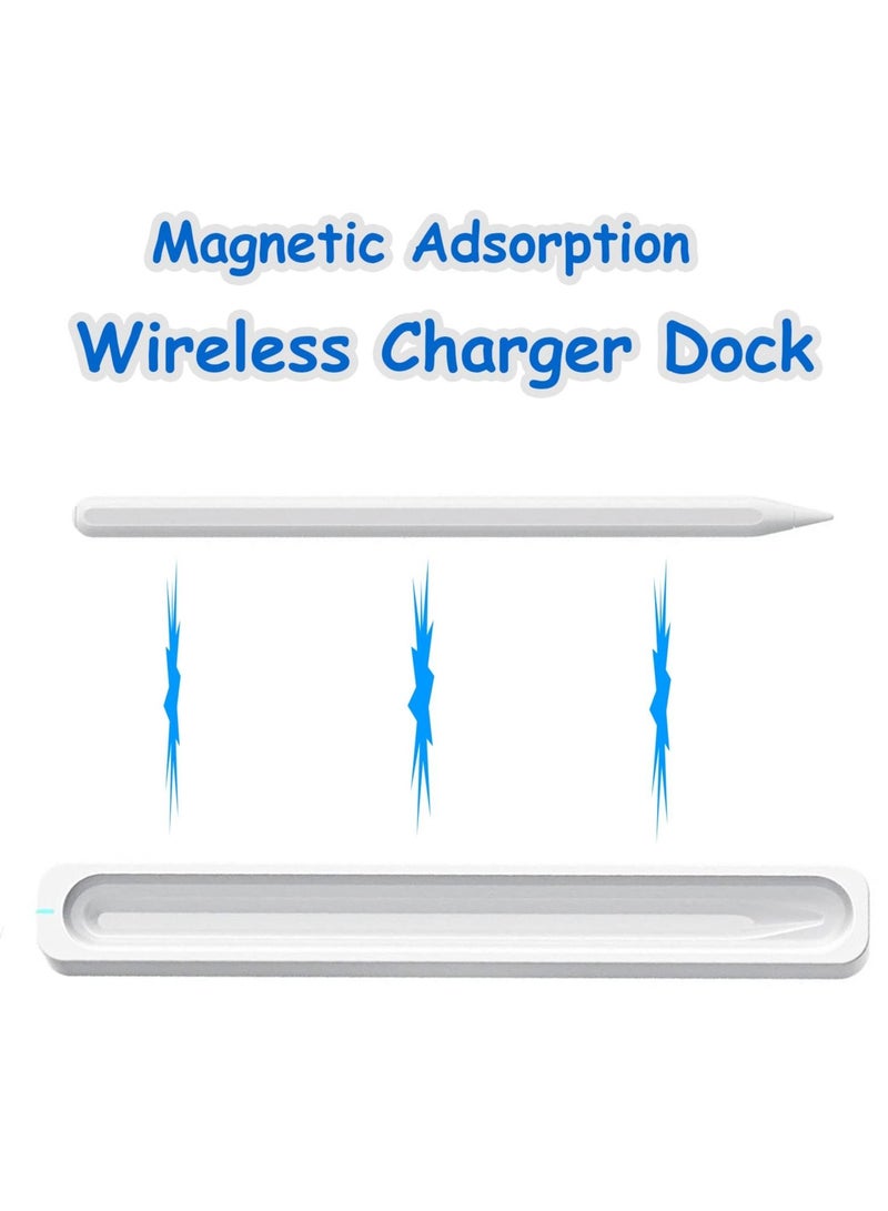 KASTWAVE Effortlessly Charge Your Pencil 2nd Gen with Our Magnetic Wireless Charger Dock LED Indicator Light Anti-Slip Base and USB Cable Included - Image 5