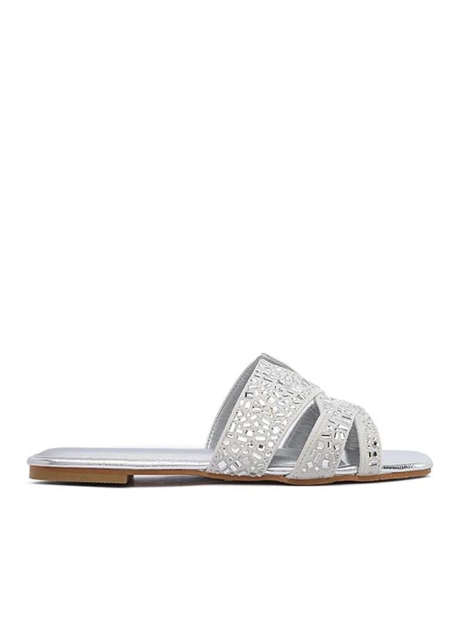 فايور Stylish Multi-Geometric Burst Flat Sandal MY 403