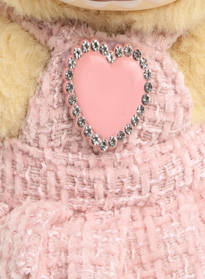 CHICHO Premium Doll Clothes for Labubu - Luxury Chic Style Set for 17cm Dolls, Doll Outfit for Display, Collectors, Gift - Cute Miniature Fashion Accessories - Pink Heart (No Dolls) - Image 4