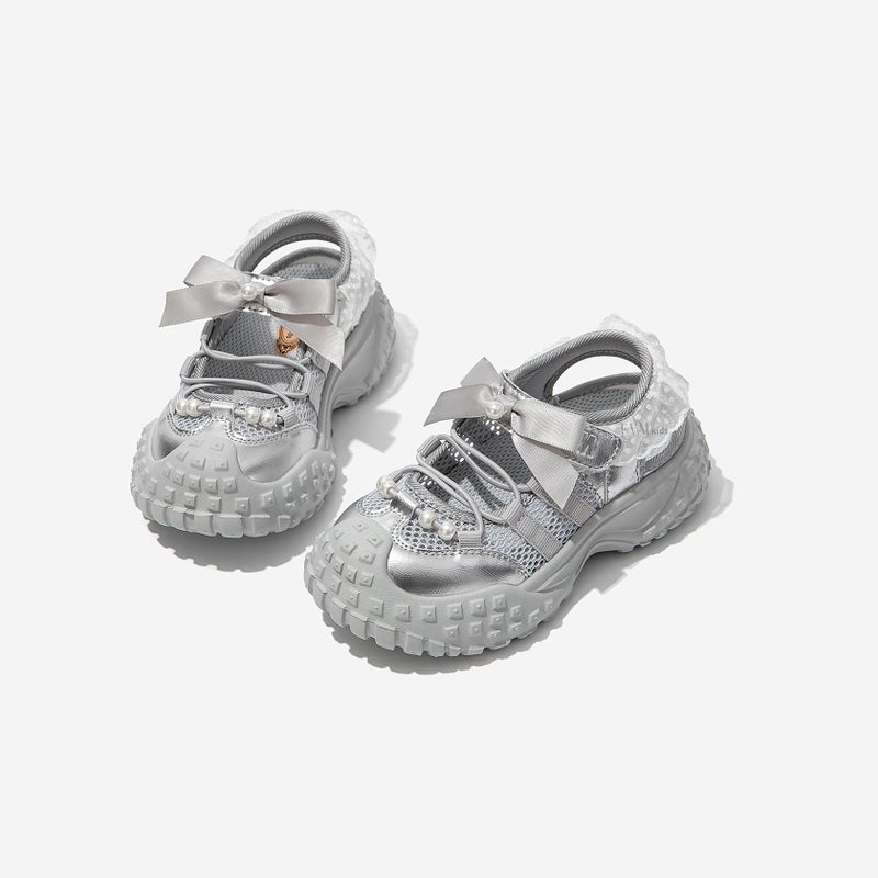 Girls' Shoes Children'S Princess Sports Sandals Summer Style Girls Breathable Thin Soft Sole Tracing Stream - Image 3