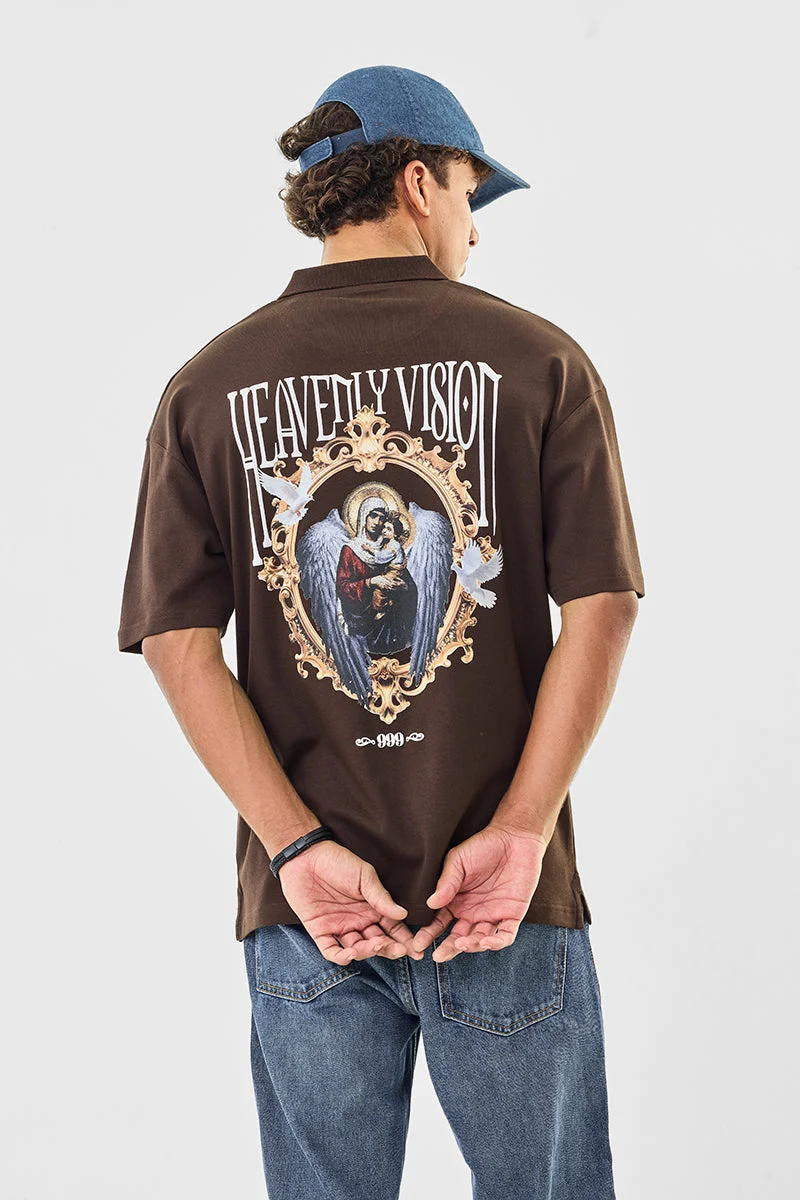 SNITCH Heavenly Vision Oversized Polo T-Shirt