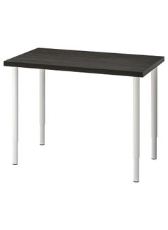 Desk, Black-Brown/White, 100X60 Cm - pzsku/Z5C49D3D10850F5C2C1AAZ/45/_/1732532040/92fb1d2e-6f1e-4617-a492-d62fa1b21404