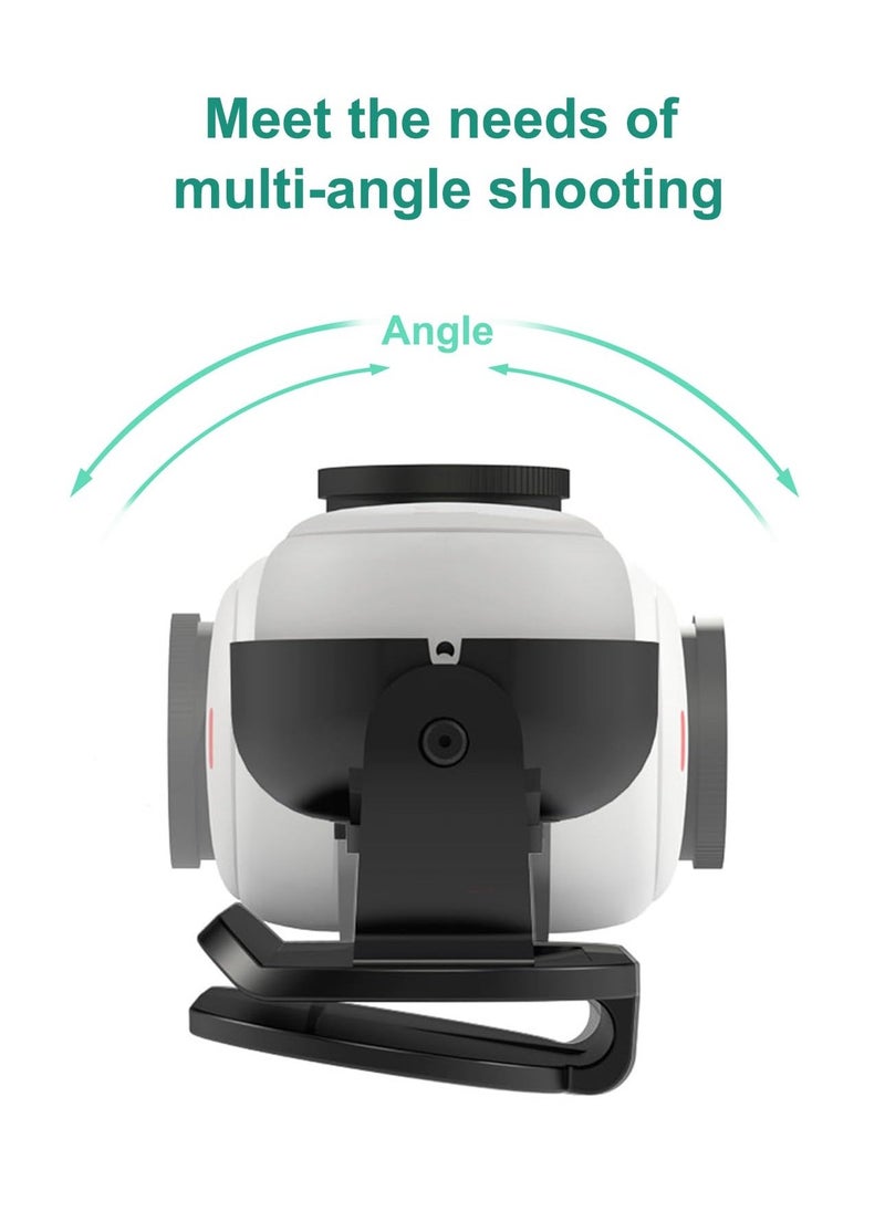 Camera Cap Clip Magnetic Mount Bracket for Insta360 GO3 or GO2 Adjustable Action Camera Baseball Cap Mount Baseball hat Mount for Action Camera  Quick Release Hat Clip for Hands Free Shooting  - Image 4