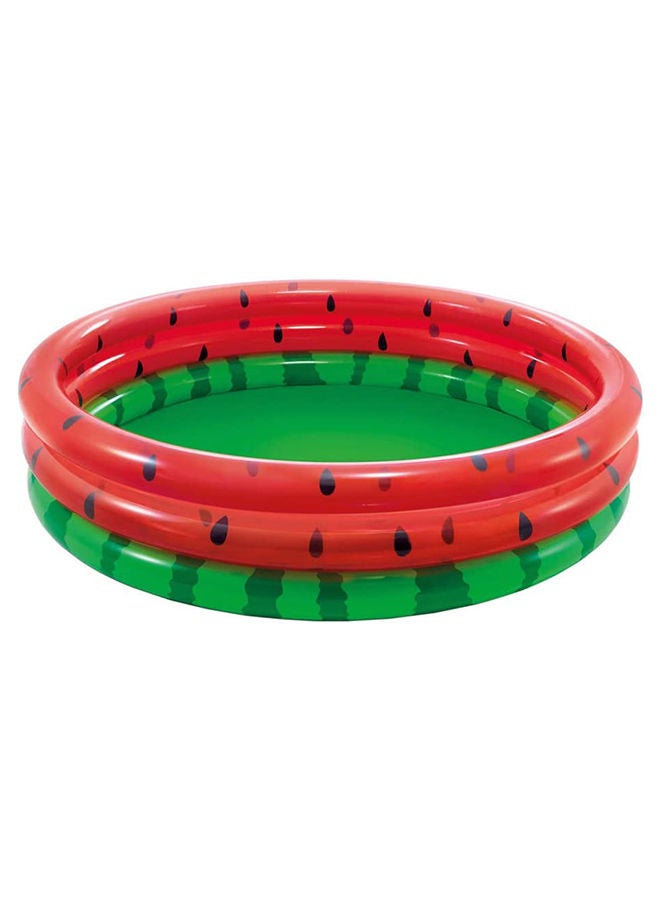 Intex - Watermelon Pool 3-Ring Shelf Box 168x38cm Ages 2+ 168x38cm - Image 1